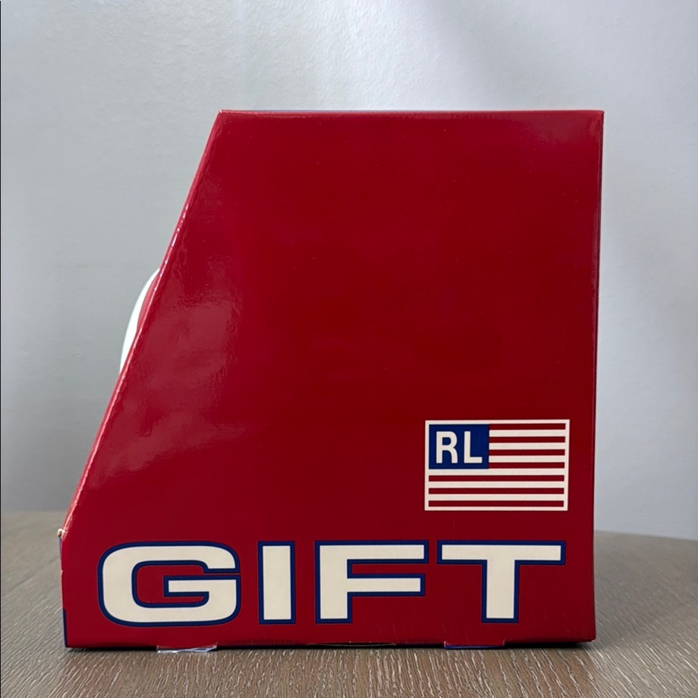 Ralph Lauren Red and White Soccer Ball - Picture 2 of 6